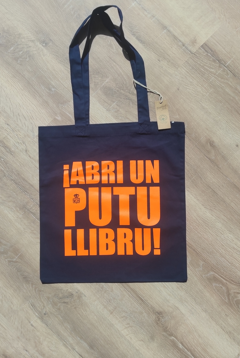 ABRI UN PUTU LLIBRU! (BOLSA D'ALGODN): portada