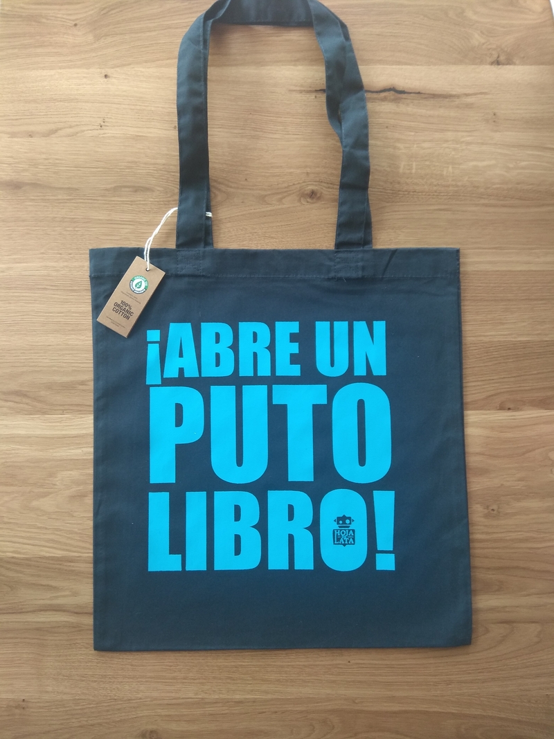 ABRE UN PUTO LIBRO! (bolsa de algodn): portada