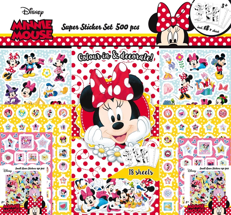 Sper set de 500 pegatinas de Minnie (2 ed.): portada