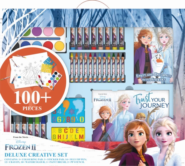 Libro de pegatinas Frozen II más de 150 pegatinas 3 años + lámina brillante  brillante brillante