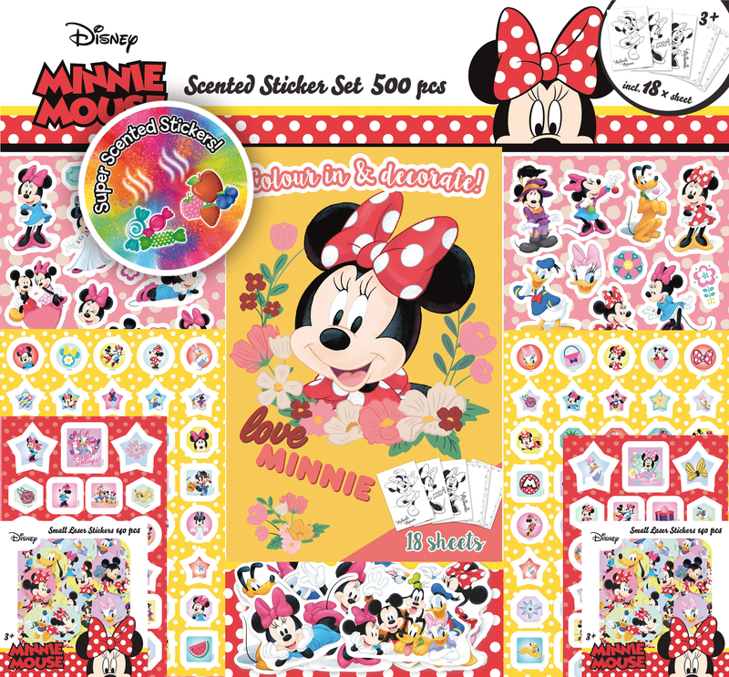 Sper set de 500 pegatinas de Minnie (3 ed.): portada