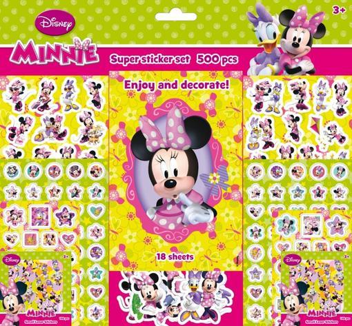 Sper set de pegatinas de Minnie: portada