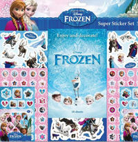 Sper set de 500 pegatinas de Frozen: portada