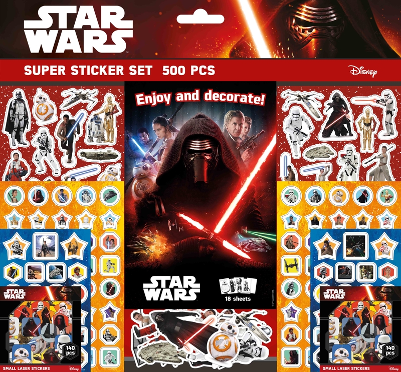 Sper set de pegatinas de Star Wars: portada