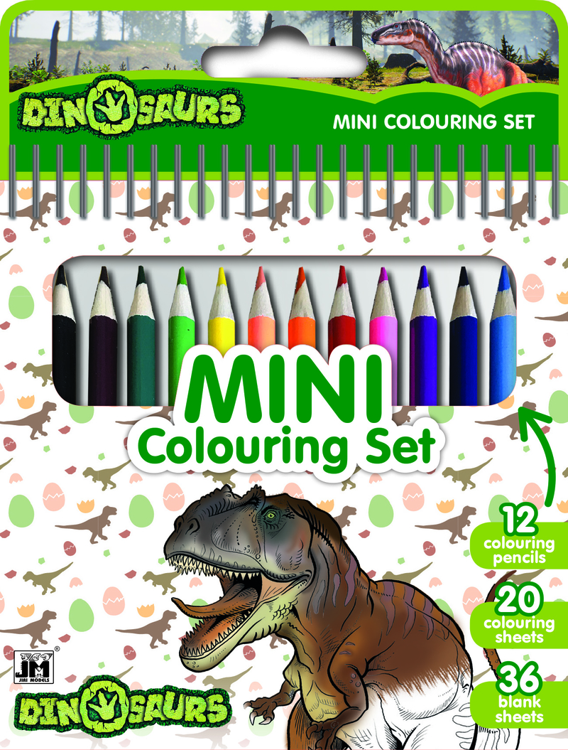 Dinosaurios - Mini libro con lápices de colores: portada