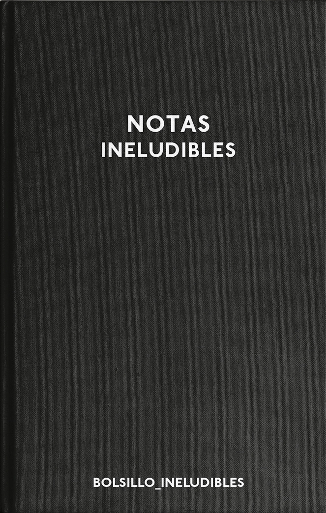 LIBRETA NOTAS INELUDIBLES: portada