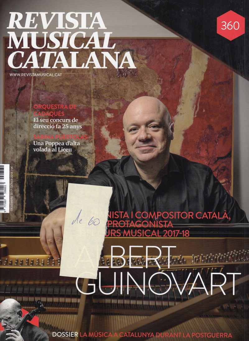 REVISTA MUSICAL CATALANA 360 - CAT: portada