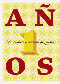 REVISTA DE POESÍA AÑOS DIEZ, Nº 1: portada