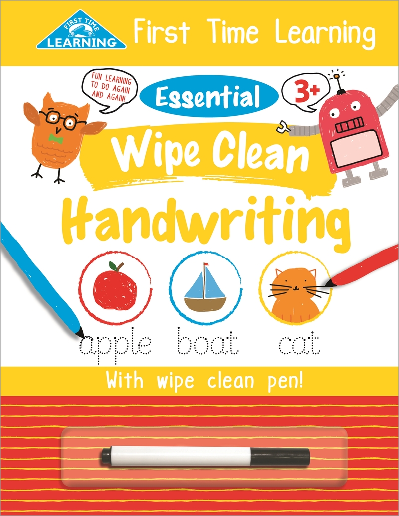First Time Learning: Wipe Clean Handwriting: portada