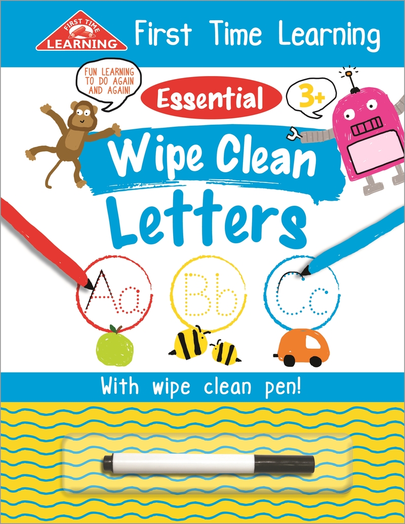 First Time Learning: Wipe Clean Letter: portada
