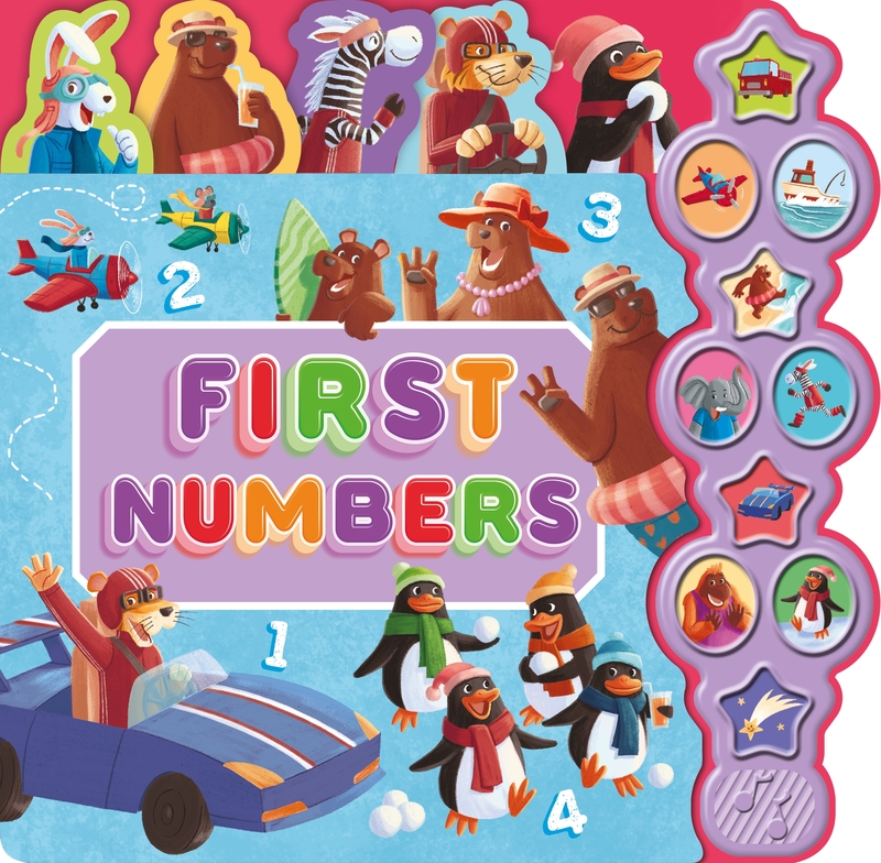 First Numbers. 10 fun sounds: portada