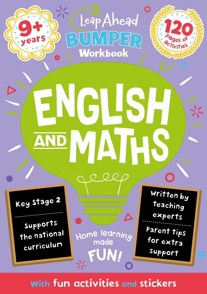 Leap Ahead Bumper Workbook: 9+ Years English and Maths: portada