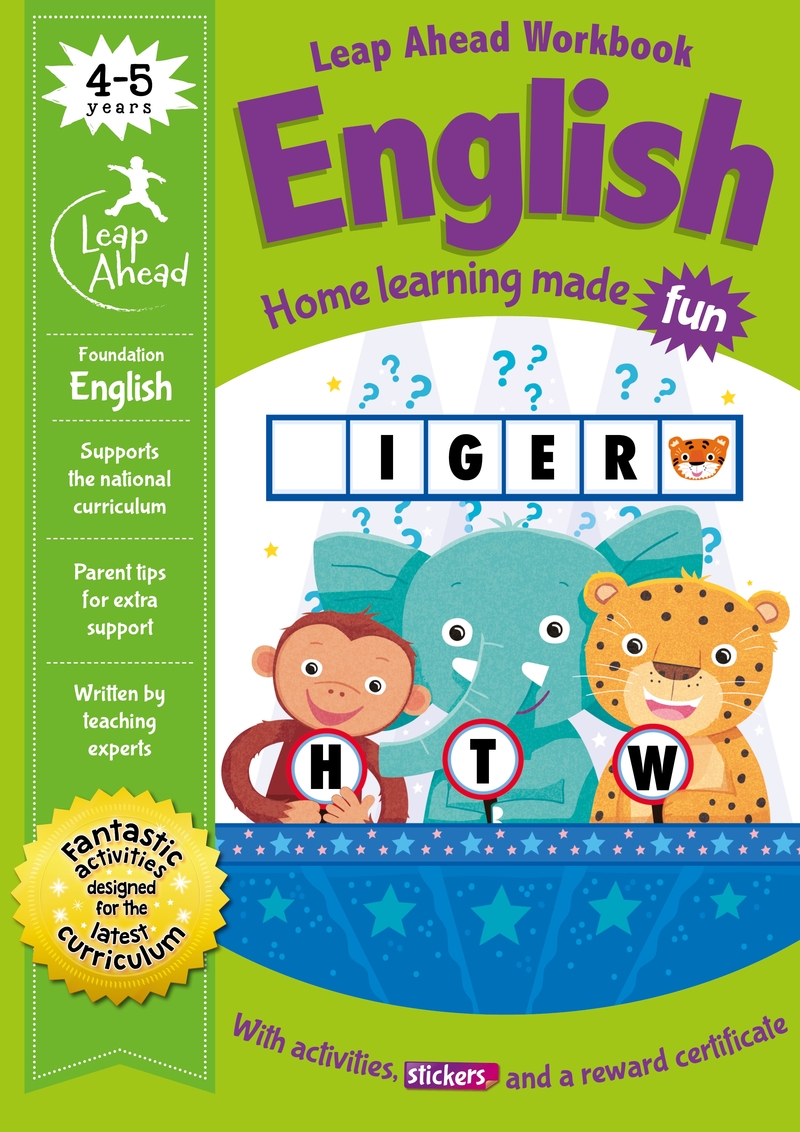 Leap Ahead: 4-5 Years English: portada