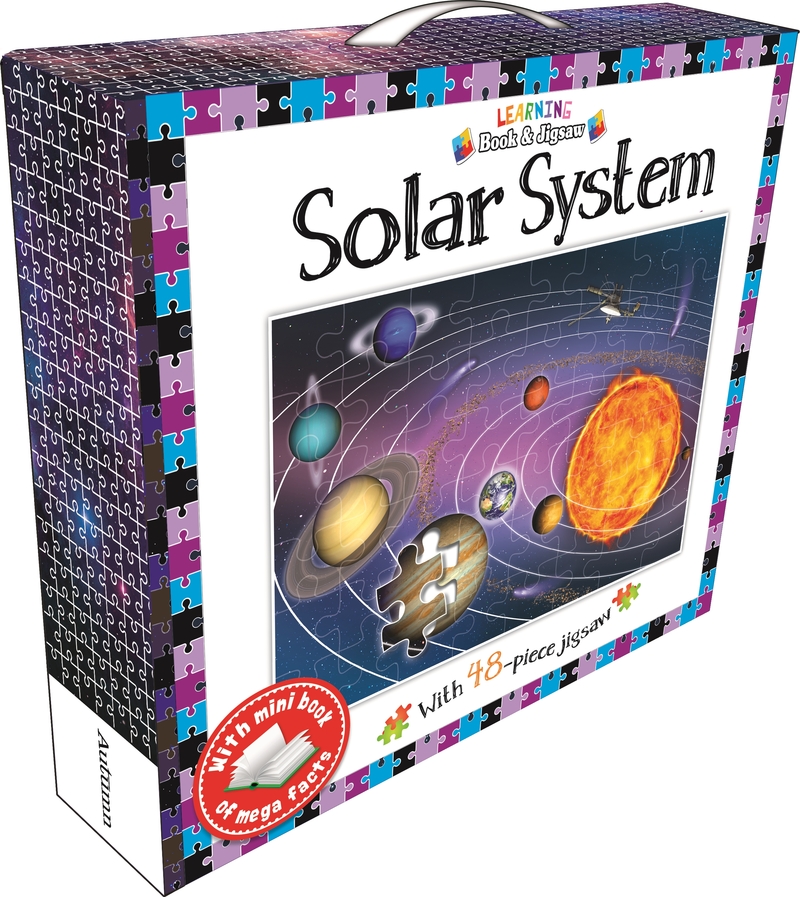 Learning Book and Jigsaw Solar System: portada