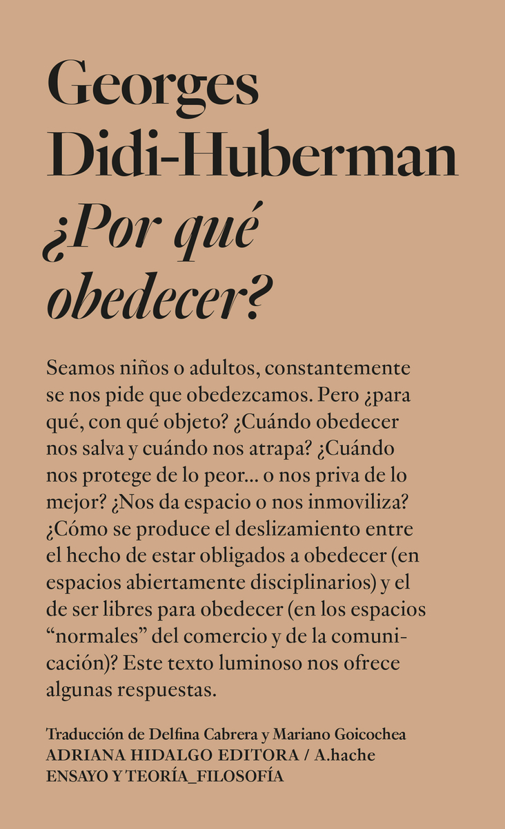 ¿Por qué obedecer?: portada