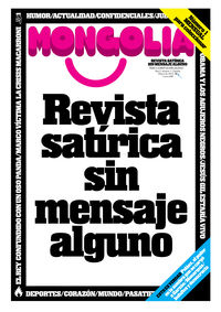 REVISTA MONGOLIA 21: portada