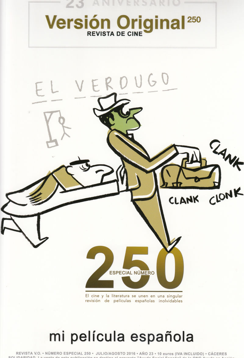 VERSION ORIGINAL 250 REVISTA DE CINE JULIO / AGOSTO 2016: portada