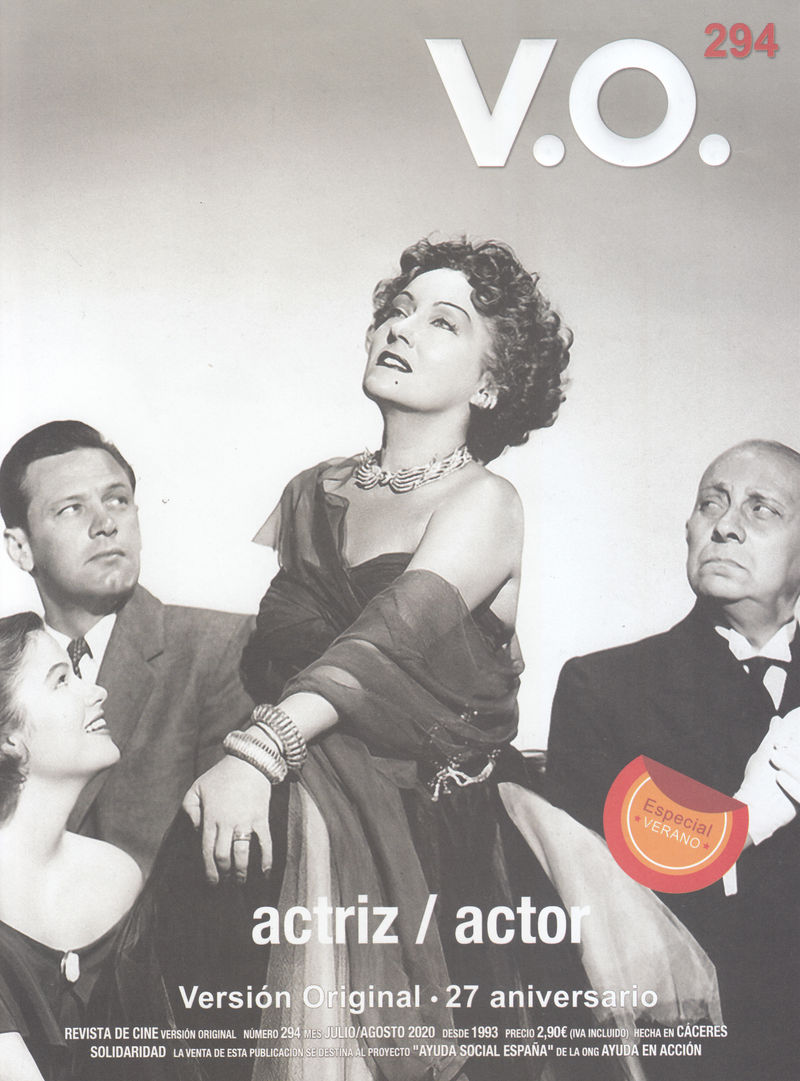 VERSION ORIGINAL 294 JULIO 2020: portada