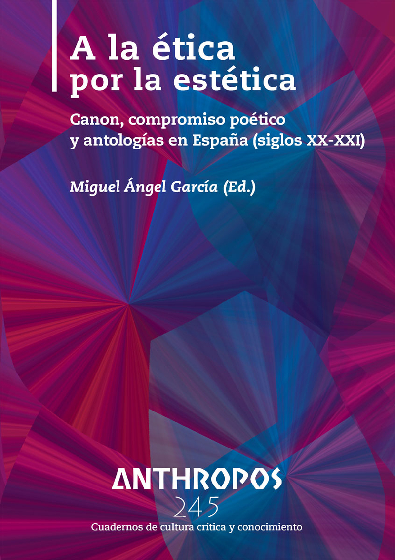 A LA ÉTICA POR LA ESTÉTICA RA245: portada