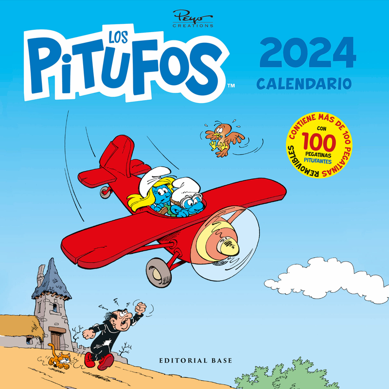 CALENDARIO LOS PITUFOS 2024: portada