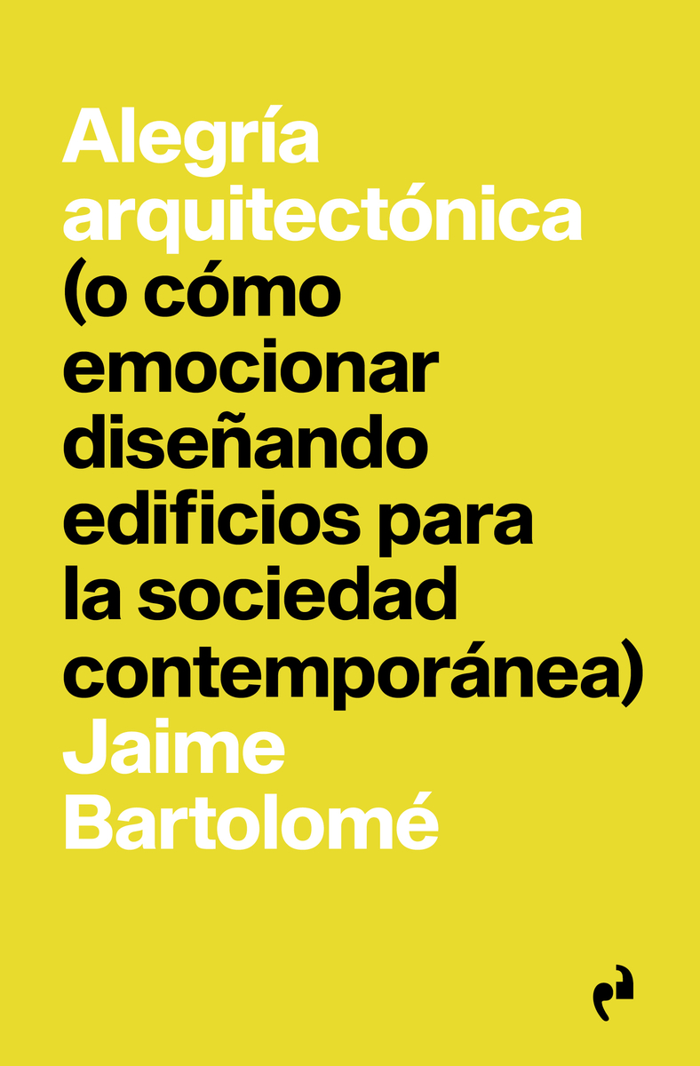 ALEGRÍA ARQUITECTÓNICA: portada