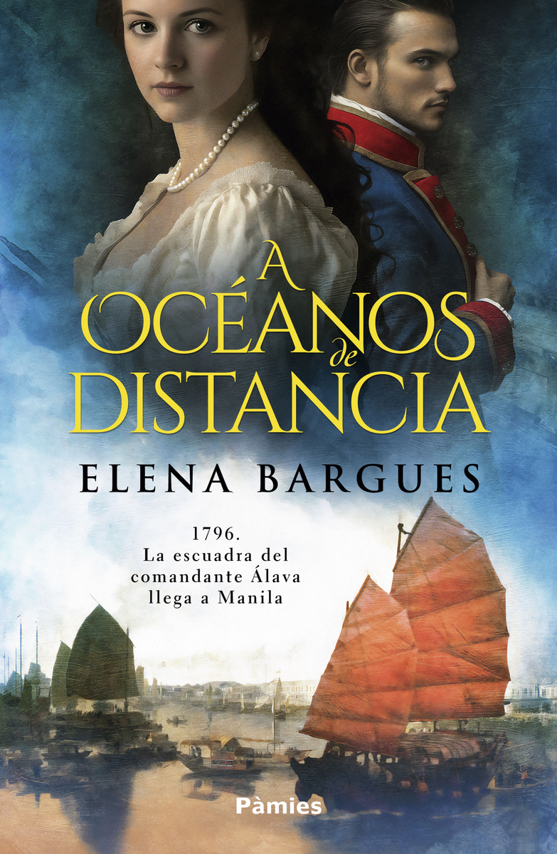 A océanos de distancia: portada