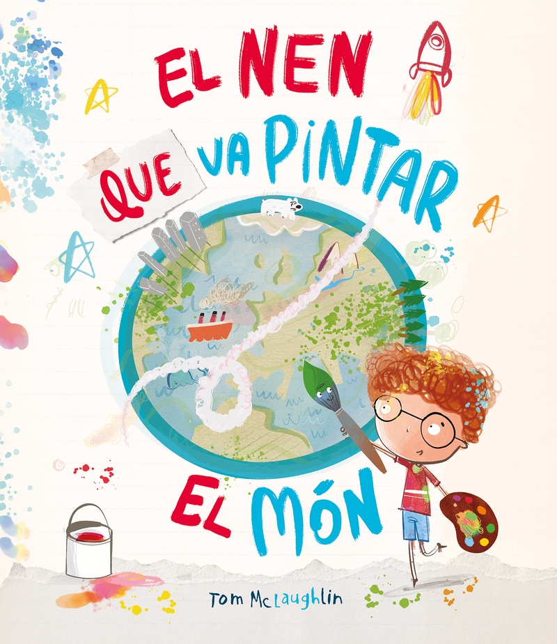 El nen que va pintar el món: portada