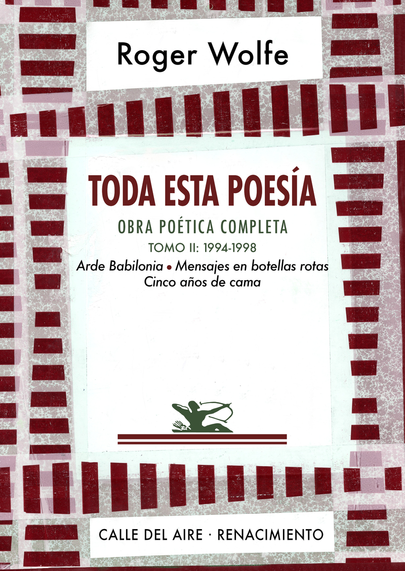 Toda esta poesa. Obra potica completa. Tomo II: portada