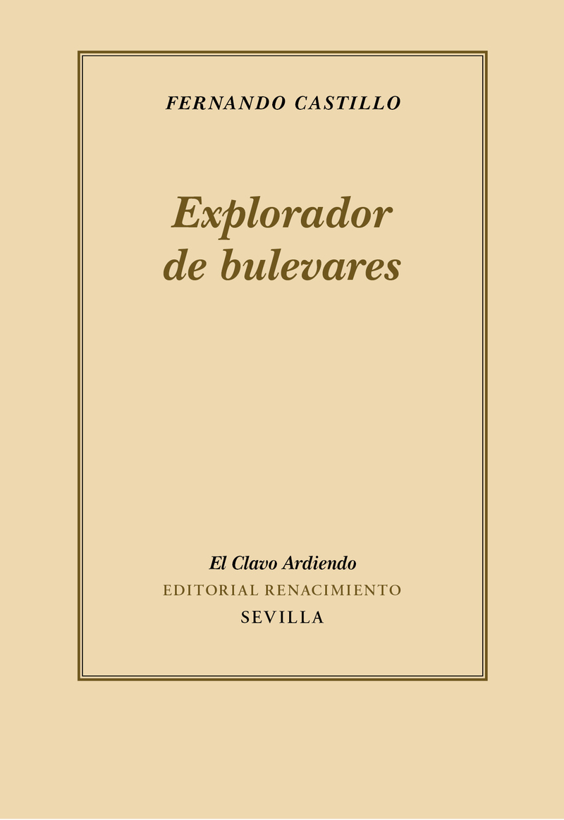 Explorador de bulevares: portada