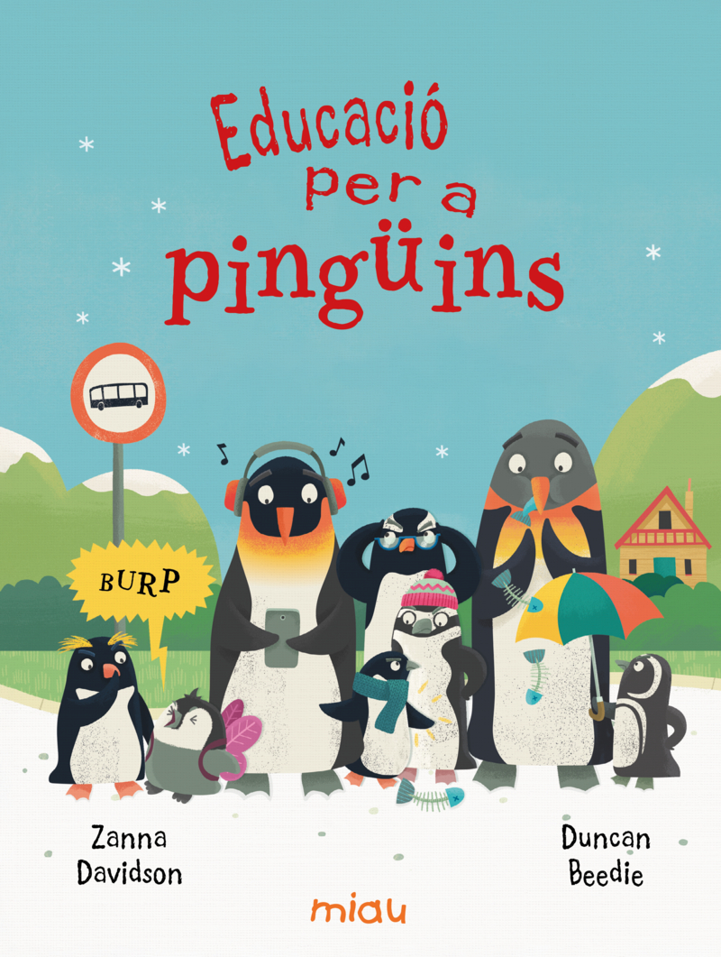 Educació per a pingïins: portada