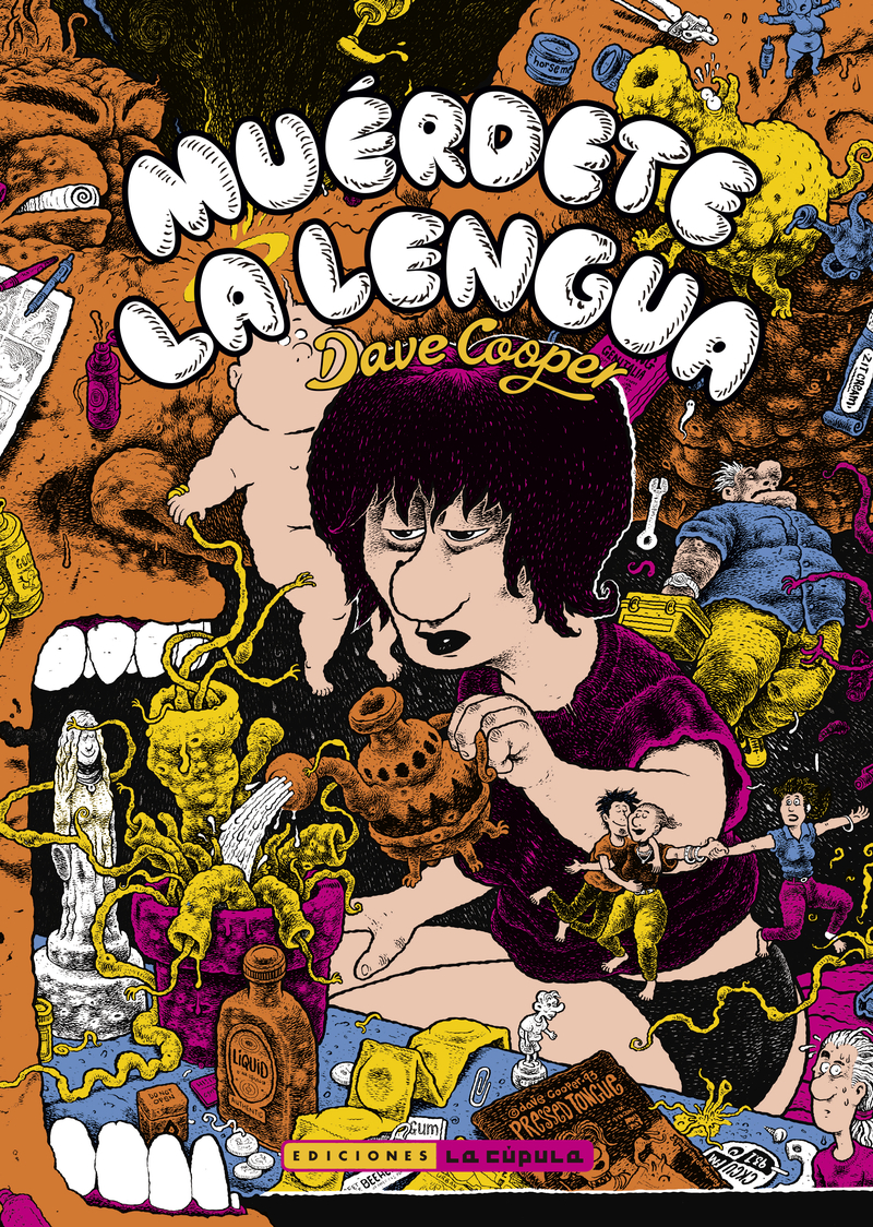 Muérdete la lengua: portada