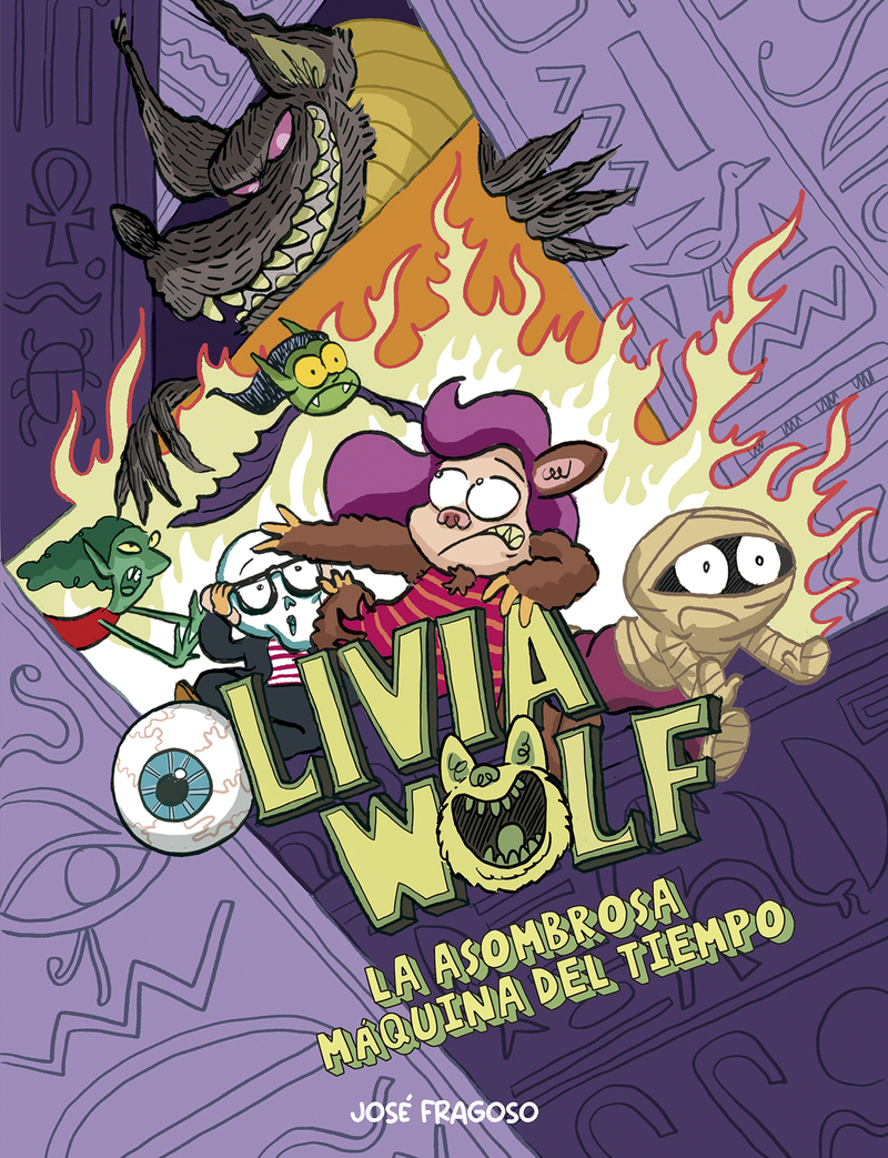 Olivia Wolf. La asombrosa máquina del tiempo: portada