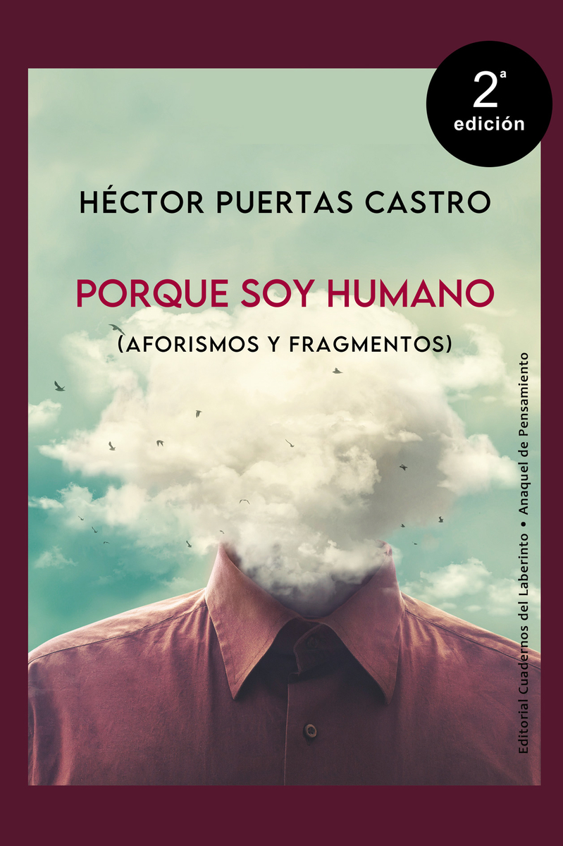 Porque soy humano (Aforismos y fragmentos): portada