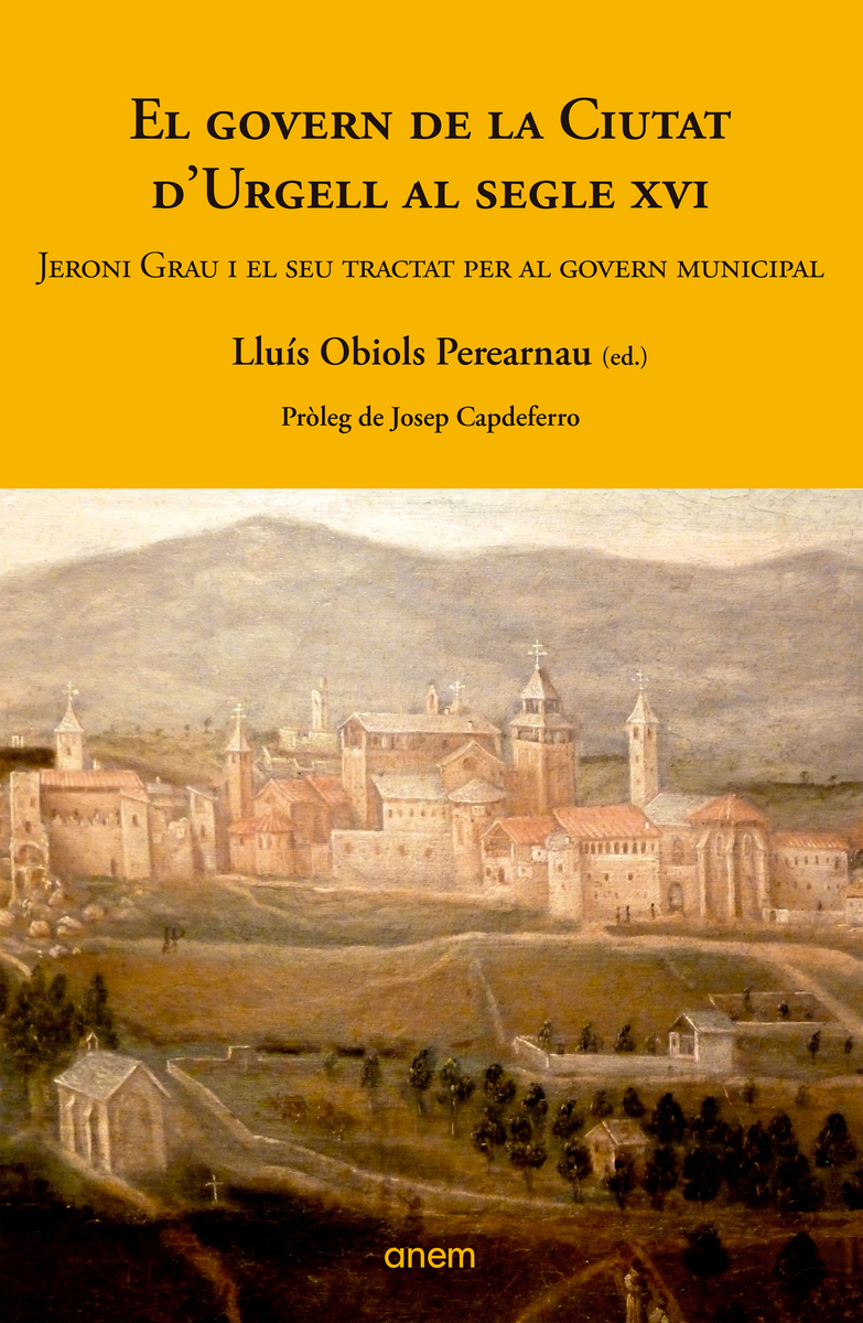 El govern de la ciutat d'Urgell al segle XVI: portada