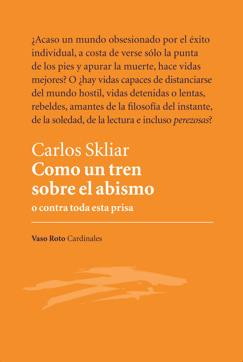 Como un tren sobre el abismo: portada