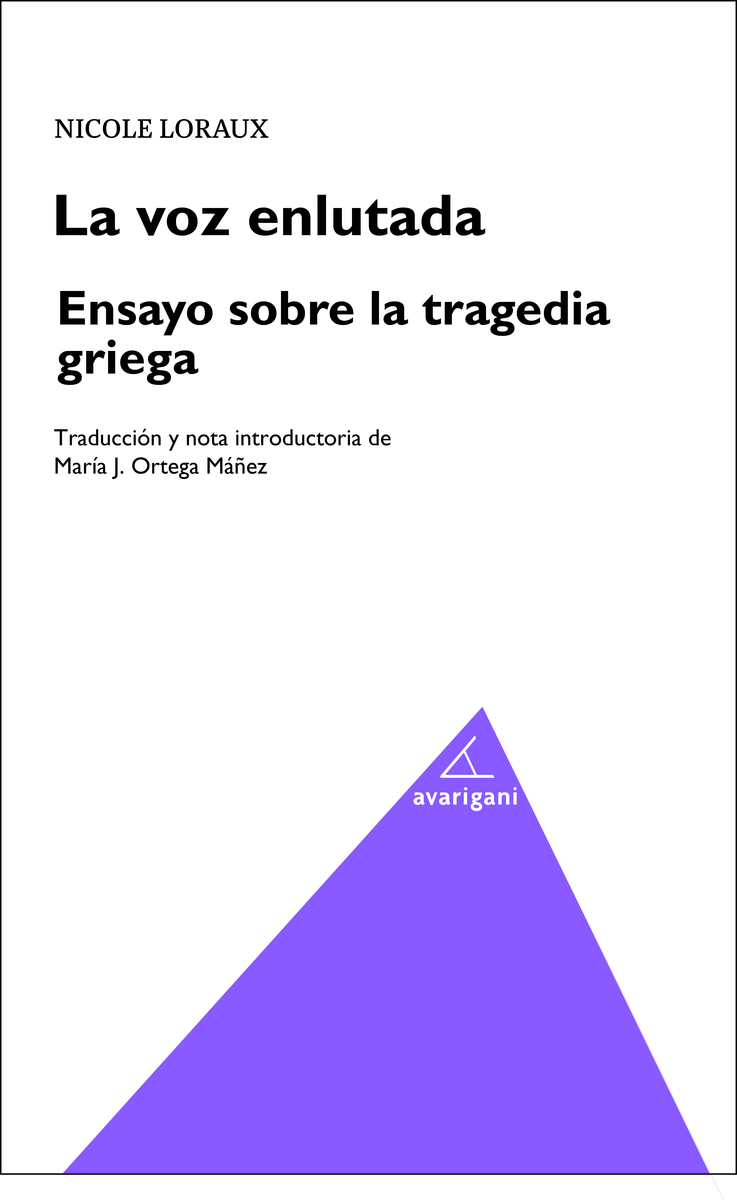 La voz enlutada. Ensayo sobre la tragedia griega: portada