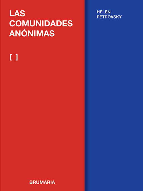COMUNIDADES ANONIMAS,LAS: portada