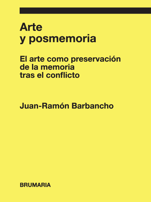 ARTE Y POSMEMORIA: portada