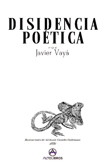 Disidencia Poética: portada