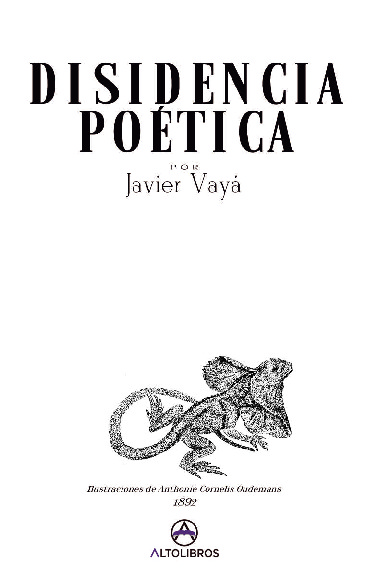 Disidencia Potica: portada