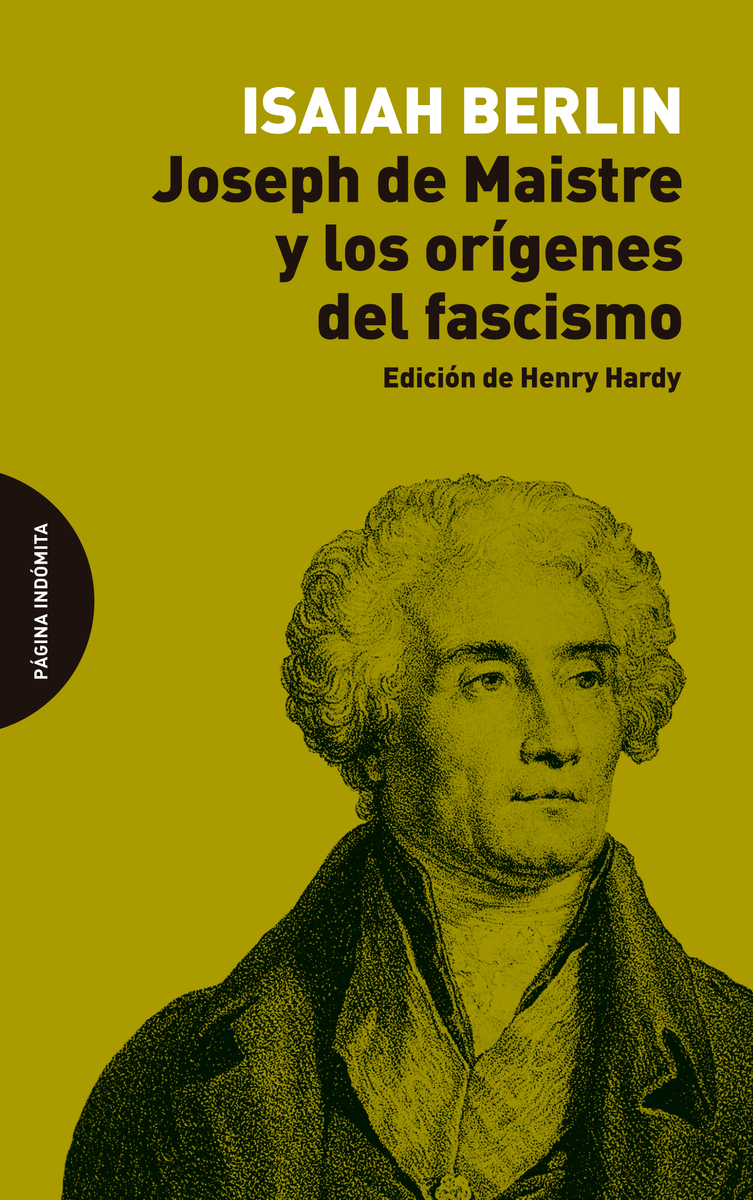 Joseph de Maistre y los orgenes del fascismo: portada