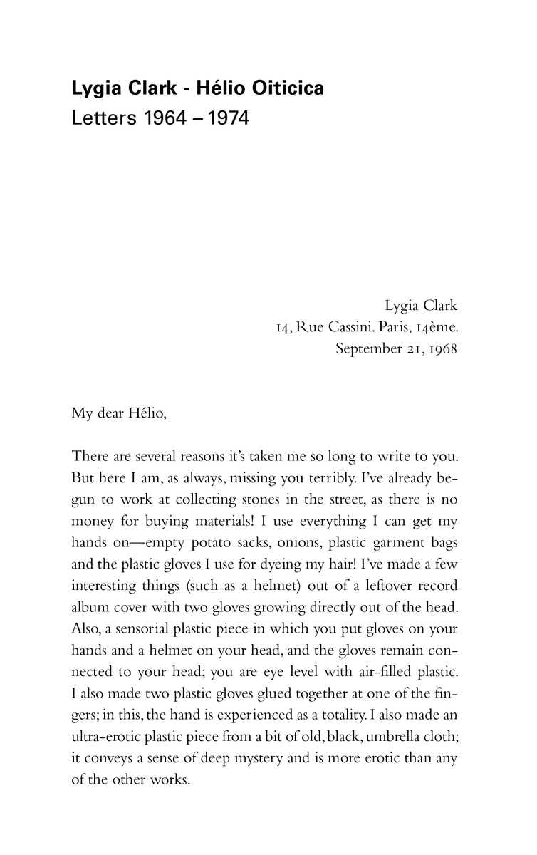 Lygia Clark - Hélio Oiticica: portada