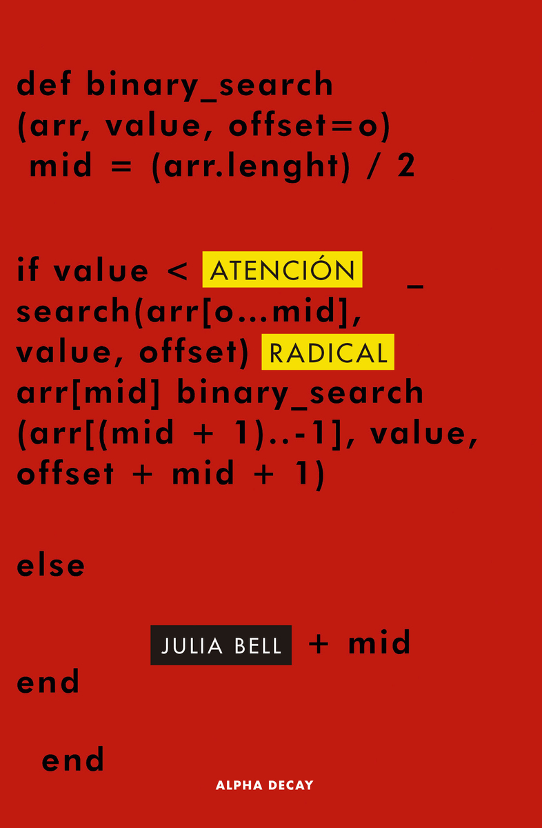 Atención radical: portada