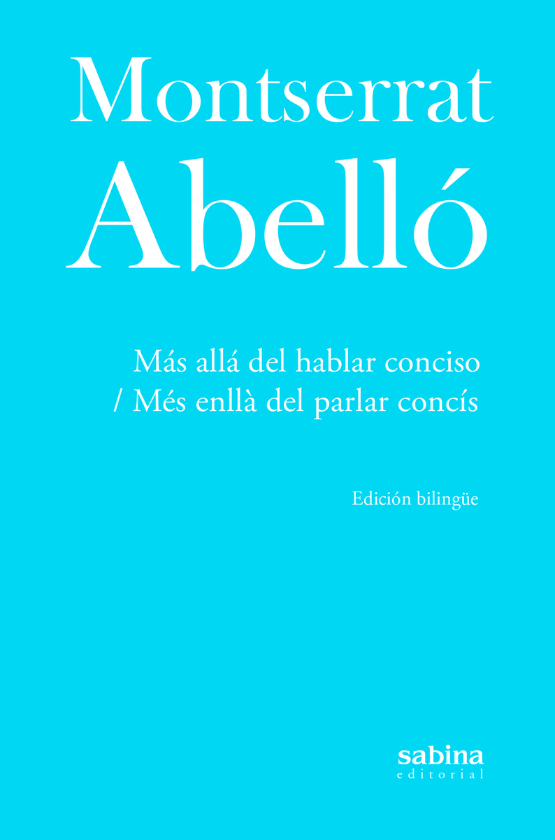 Más allá del hablar conciso / Més enllà del parlar concís: portada