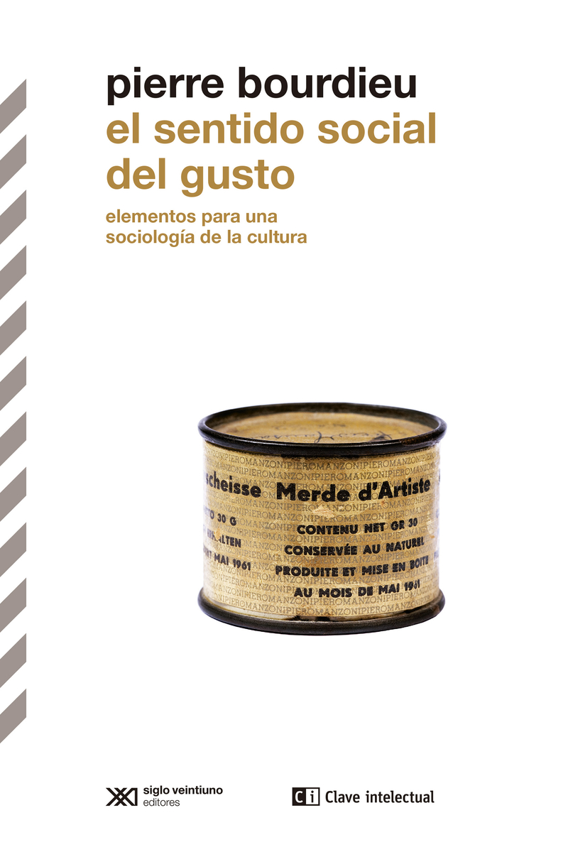 El sentido social del gusto: portada