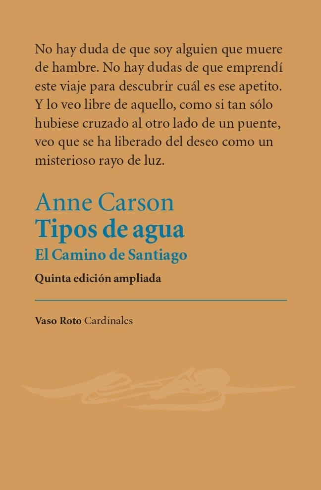 Tipos de agua: portada