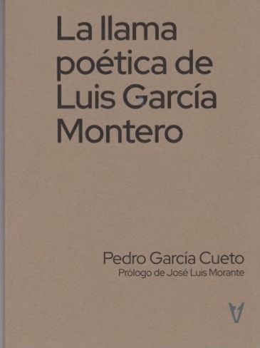 LA LLAMA POTICA DE LUIS GARCA MONTERO: portada