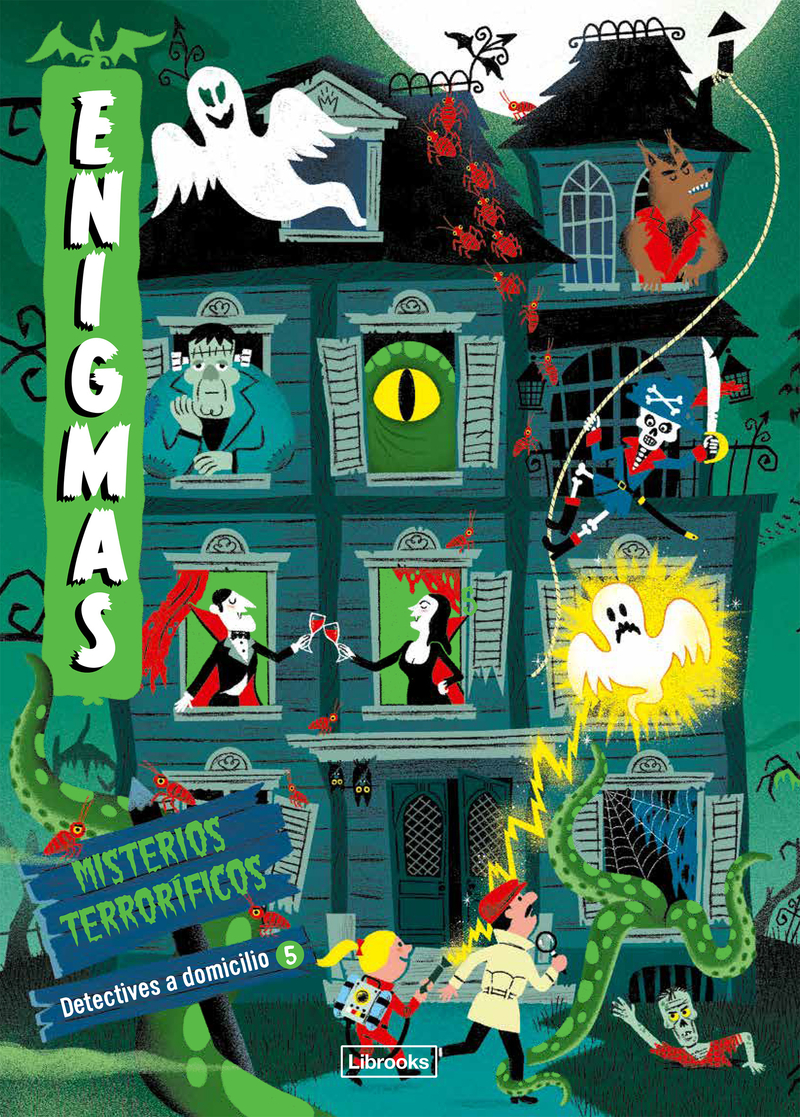 ENIGMAS. DETECTIVES A DOMICILIO 5. MISTERIOS TERRORFICOS: portada