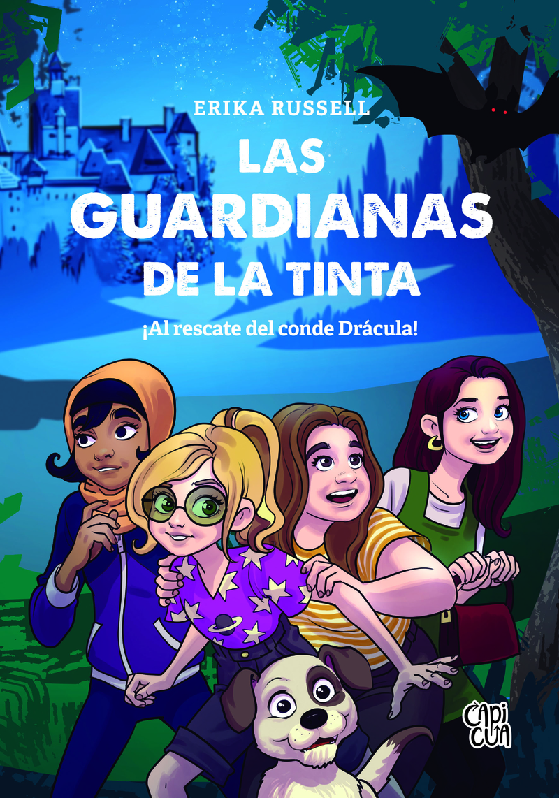 Las guardianas de la tinta ¡Al rescate del conde Drácula!: portada