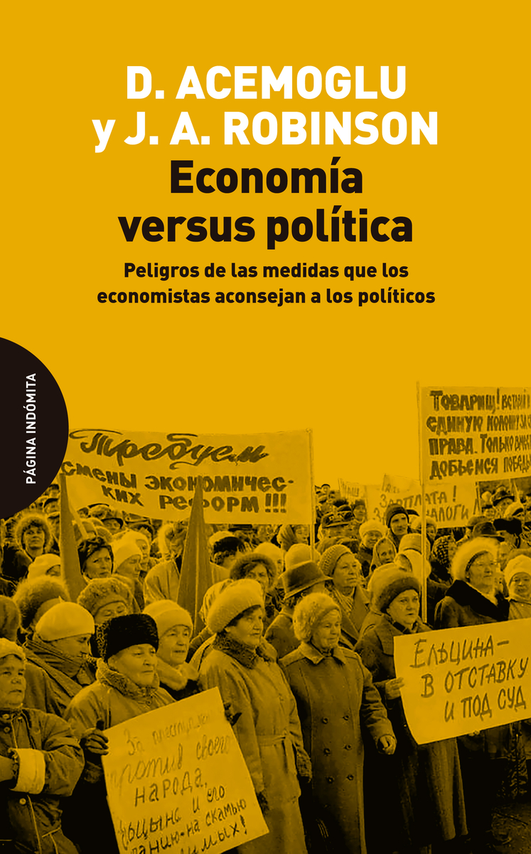 Economía versus política: portada